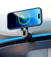 Case for iPhone 16 Pro, for MagSafe, ERBORD Matt Case, dark blue + Screen Glass