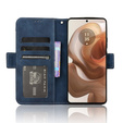 Flip case for Motorola Edge 50 Ultra, Card Slot, dark blue