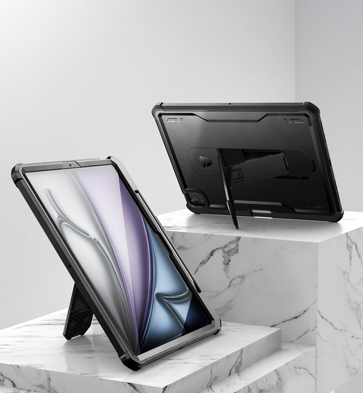 Armored case for iPad Air 13" 2025/2024 (7/6 gen.), Dexnor Full Body, black