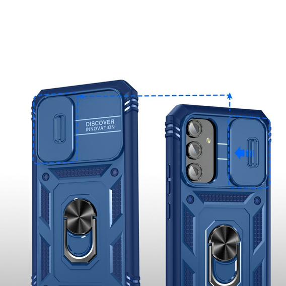 Case for Samsung Galaxy A54 5G, CamShield Slide, blue