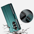 CASEME Litchi Wallet flip case for Samsung Galaxy Z Fold7 5G