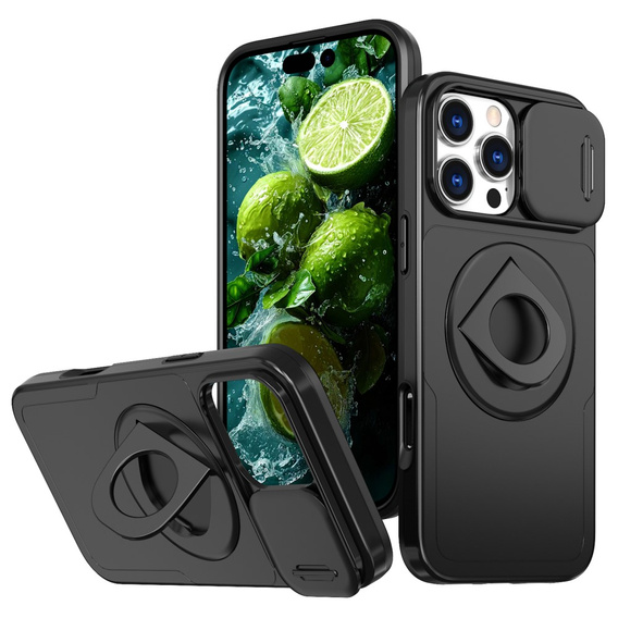 Case for iPhone 16 Pro, Military Magnet, for MagSafe, black