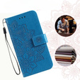 Flip case for Samsung Galaxy A14 4G/5G, Mandala Flower, blue
