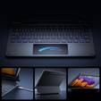Keyboard case for Samsung Galaxy Tab S9 / S9 FE, Dexnor Magnetic Keyboard Touchpad, black