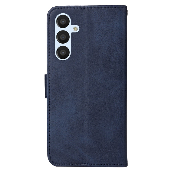 Flip case for Samsung Galaxy A34 5G, Leather Wallet, dark blue