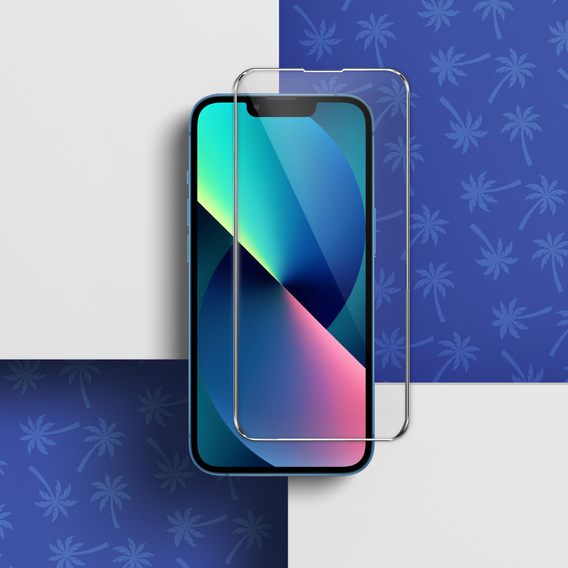 Diamond Palm Tempered Glass for iPhone 13 Mini