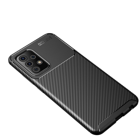 Case for Samsung Galaxy A72 5G, Carbon Gel, black