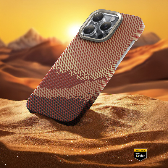 Benks Magnetic Golden Tide Kevlar 600D case for iPhone 16 Pro