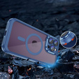 Case for iPhone 15 Pro, ERBORD Impact Guard, MagSafe, blue