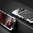 Armored case for iPhone 16 Pro, R-JUST, silver