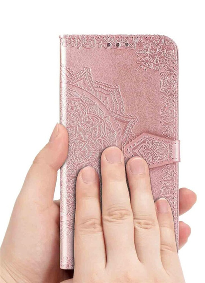 Flip case for Oppo Reno 11F 5G, Mandala, pink rose gold