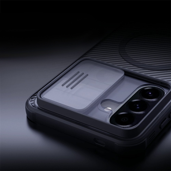 Nillkin CamShield Pro Magnetic Case for Samsung Galaxy A57 5G, transparent/black