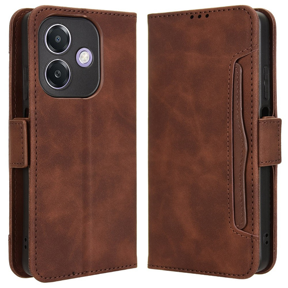 Flip case for Oppo A40 / Oppo A40m, Card Slot, brown