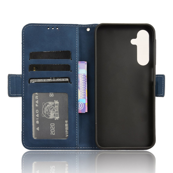 Flip case for Samsung Galaxy A25 5G, Card Slot, blue