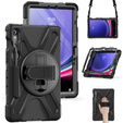 Armored Case for Samsung Galaxy Tab S9 / S8 / S7, protective 360 with stylus slot, black