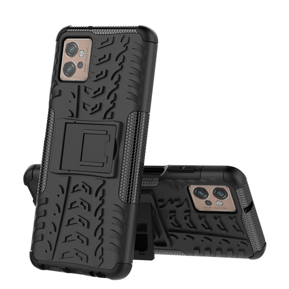 Case for Motorola Moto G32, Tire Armor, black