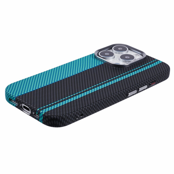 MagSafe's iPhone 16 Pro Max Case, Carbon Fiber, black / blue