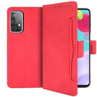 Flip case for Samsung Galaxy A52 / A52s, Card Slot, red
