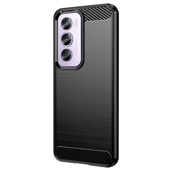 Case for Oppo Reno 12, Carbon, black