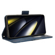 Flip case for Xiaomi Poco F6, Card Slot, dark blue