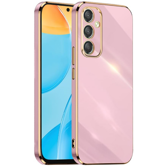 Case for Samsung Galaxy M55 5G, Glamour CamShield, purple