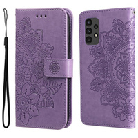 Flip case for Samsung Galaxy A13 4G, Mandala Flower, purple