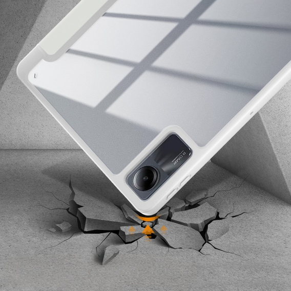 Case for Xiaomi Redmi Pad SE 11", Smartcase Hybrid, with stylus space, white