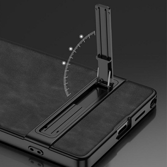 Case for Samsung Galaxy S25 Ultra, GKK Leather, black