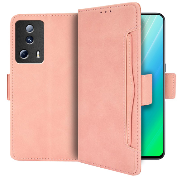 Flip case for Xiaomi 13 Lite, Card Slot, pink