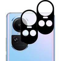 2x ERBORD tempered glass for camera to Oppo Reno 10 / 10 Pro, black