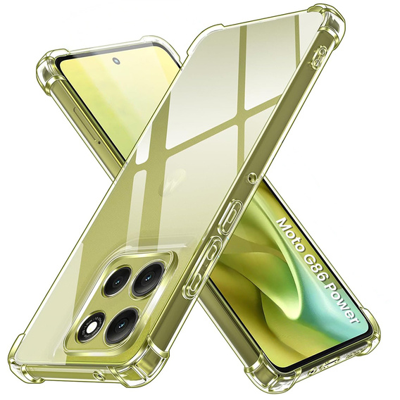 Case for Motorola Moto G86 Power 5G, Dropproof, transparent