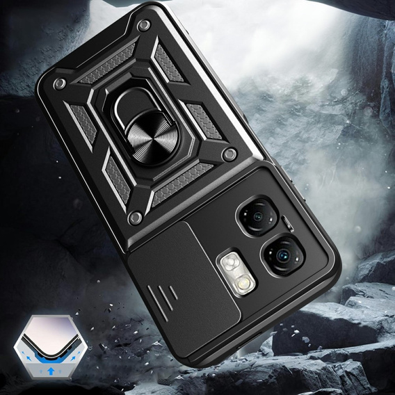 Case for Infinix Hot 50i 4G, CamShield Slide, black
