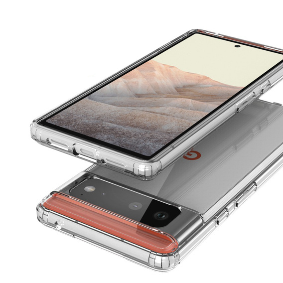 Case for Google Pixel 6, Fusion Hybrid, transparent