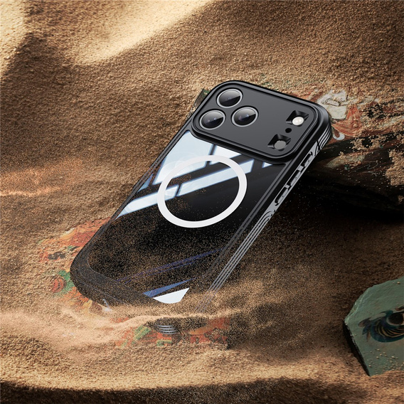 Shockproof case with glass for MagSafe for iPhone 17 Pro Max