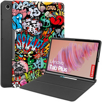 Case for Lenovo Tab Plus, Smartcase, graffiti