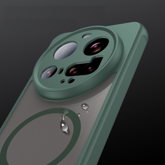 Case for Xiaomi 15 Ultra, for MagSafe, ERBORD Matt Case, green