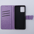 Flip case for Motorola Moto G54 5G, Butterfly, purple