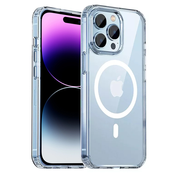 Case for iPhone 14 Pro, Dropproof MagSafe, transparent