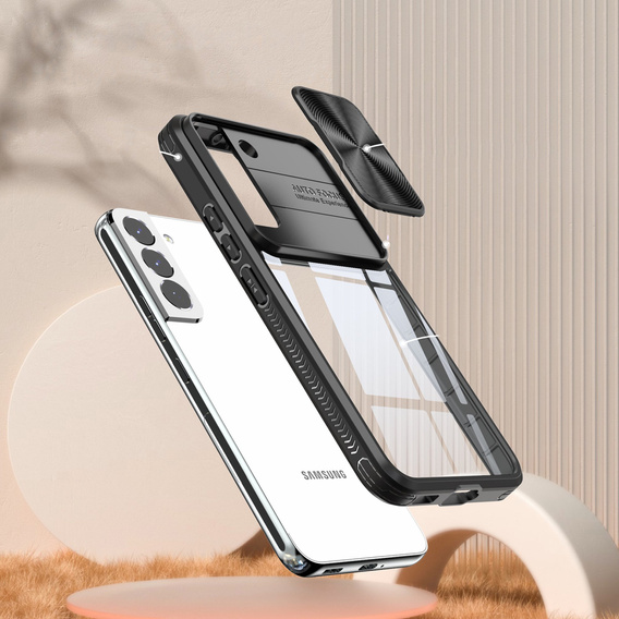 Case for Samsung Galaxy S22, Slide Camera, black