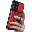 Case for Motorola Moto G15 / Motorola Moto G15 Power, CamShield Slide, red