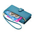 Flip case for Xiaomi Redmi Note 14 Pro 5G / Poco X7 5G, Wallet Zipper Pocket, blue