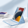 Case + keyboard iPad 10.2 2021 / 2020 / 2019 7/8/9 gen, blue