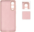 Case for Samsung Galaxy S25 Edge, Silicone Lite, pink + 9H glass