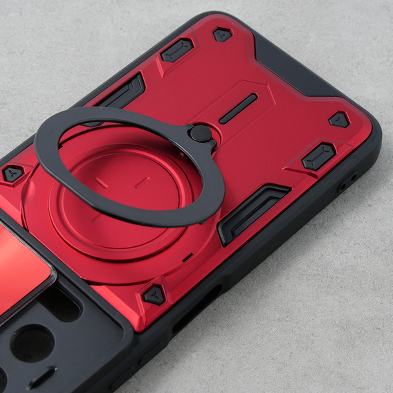 Armor case for Infinix Note 12 Pro 4G / Note 12 2023, CamShield Slide, red