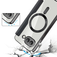 Flip case for Google Pixel 9A, RFID Wallet MagSafe CamShield, black
