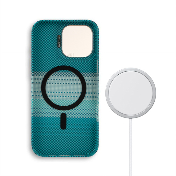 Case for iPhone 16 Pro, Frame Kickstand, for MagSafe, Moon Green