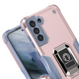 Case for Samsung Galaxy S21 FE, Dual-Layer Armor, pink