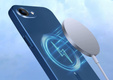 Case for iPhone 16E, ColorMag, for MagSafe, dark blue + 9H tempered glass