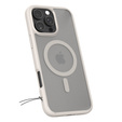 Spigen MagSafe Case for iPhone 16 Pro Max, Ultra Hybrid, transparent / titanium + 9H Tempered Glass