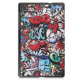 Case for Lenovo Tab M8 Gen 4 TB-300FU, Smartcase, graffiti